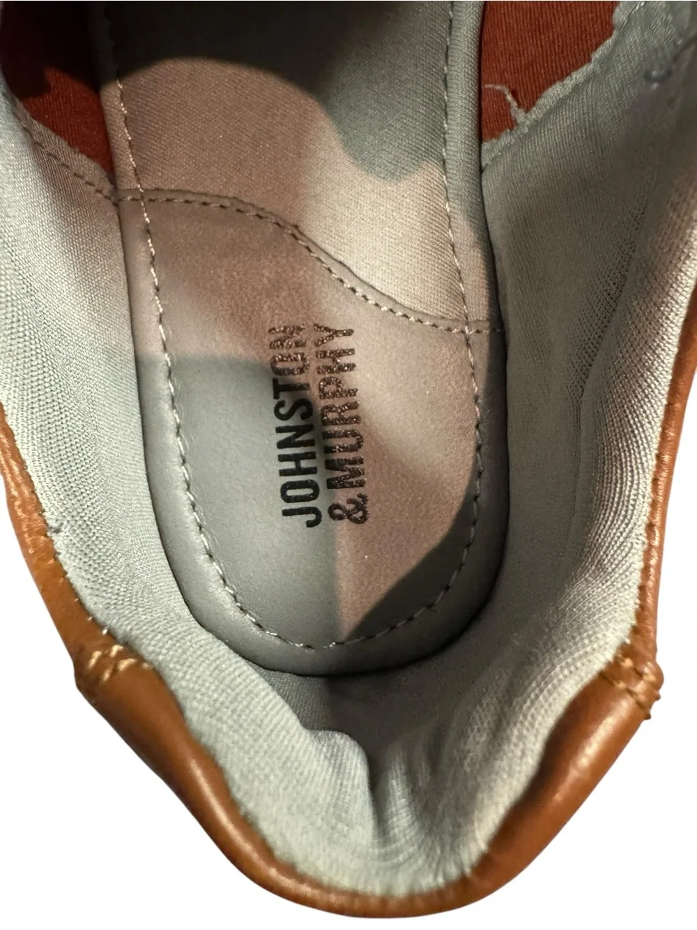 Johnston & Murphy Kids Brown Perforated Leather Hook-and-Loop Dress Shoes